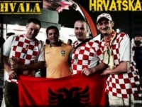 tifozet shqiptar ne kroaci