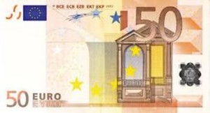 50 euro false para