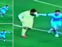 Suarez kafshon Martin Demichelis
