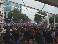 Shqiperi-Protesta e PD
