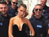 Bella Hadid me police