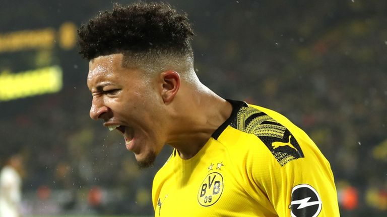 Juventusi në krye të garës për Jadon Sancho