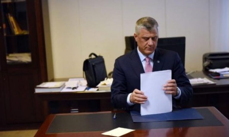 Presidenti Thaçi sonte u drejtohet qytetarëve