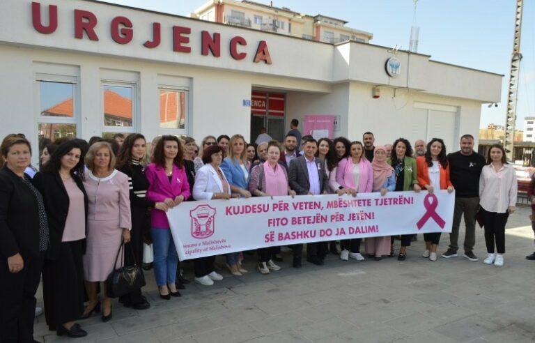 Shënohet aktiviteti ‘ Bashkë kundër kancerit të gjirit’ në Malishevë