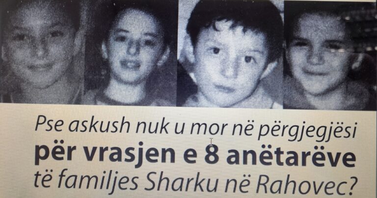 Pse askush nuk u mor në përgjegjësi për vrasjen e 8 anëtarëve të familjes Sharku në Rahovec?