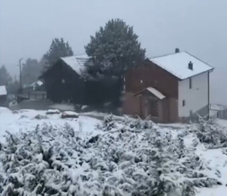 Reshjet e borës e bëjnë me “bardhësi” Prevallën (VIDEO)