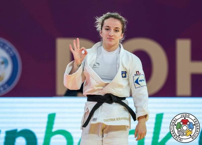 Distria Krasniqi kampione e Evropës në xhudo
