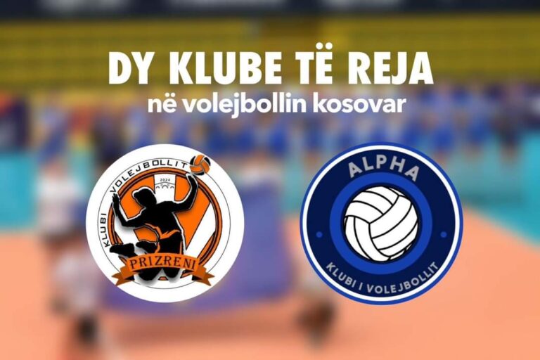 Dy klube të reja në volejbollin kosovar: KV Prizreni dhe KV Alpha