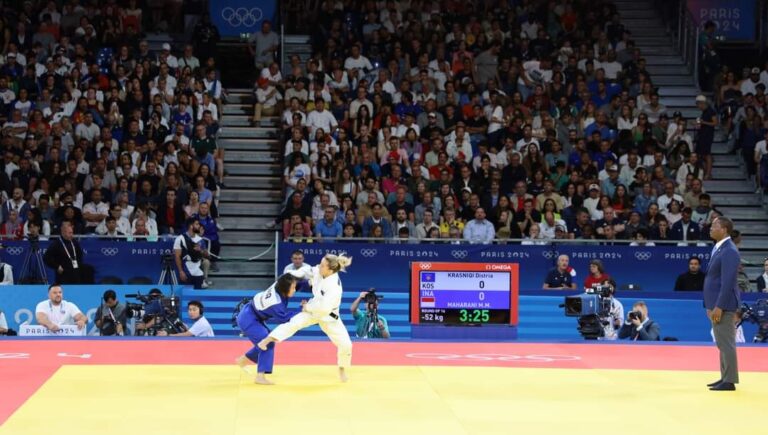 Distria Krasniqi me medalje të argjendtë në Paris2024