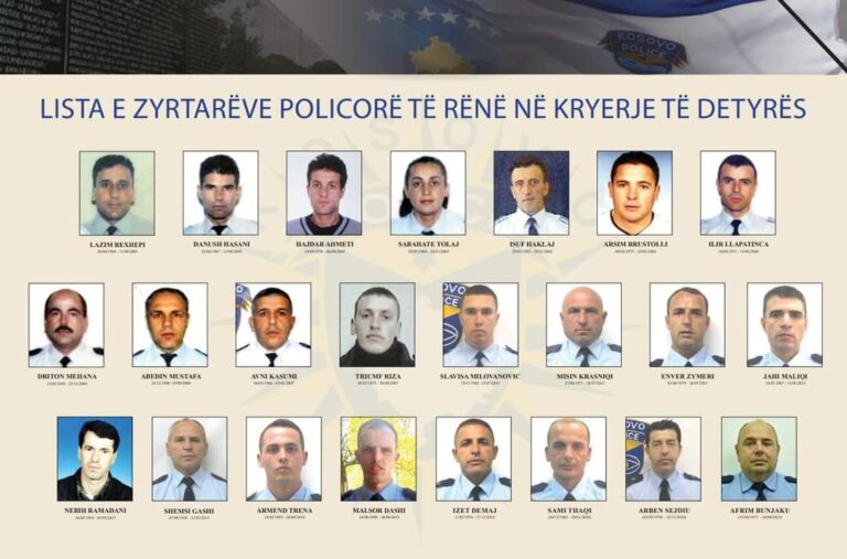 Sindikata publikon fotografitë dhe emrat e policëve të rënë në krye të detyrës