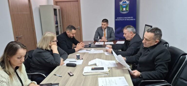 Komisioni për hartimin e planit të punës së Kuvendit të Malishevës mban mbledhjen e parë