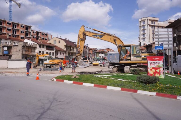 Ndërtimi i rrethrrotullimit në “Bazhdarhane” – Bllokime dhe rrugë alternative nga 14 marsi
