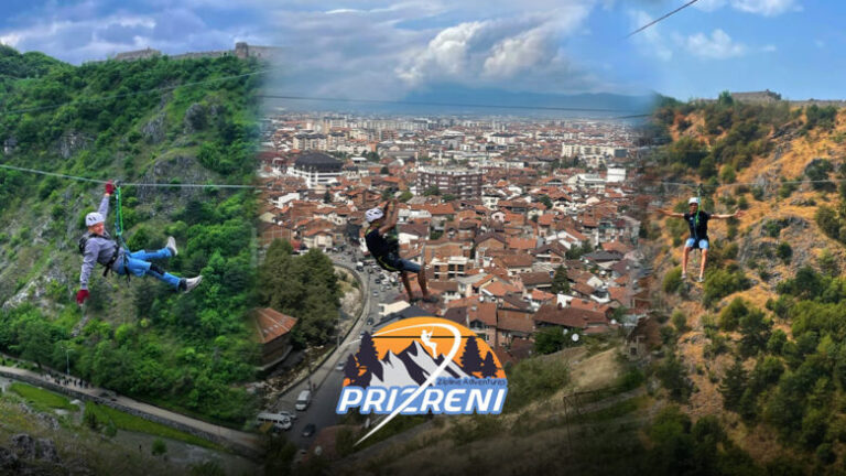 Aventurë dhe adrenalinë e re në Prizren – Zip Line ju bën të fluturoni mbi qytetin historik