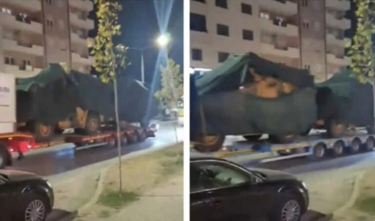 Automjete ushtarake shihen duke hyrë në Prizren, transportohen me kamionë nga Turqia