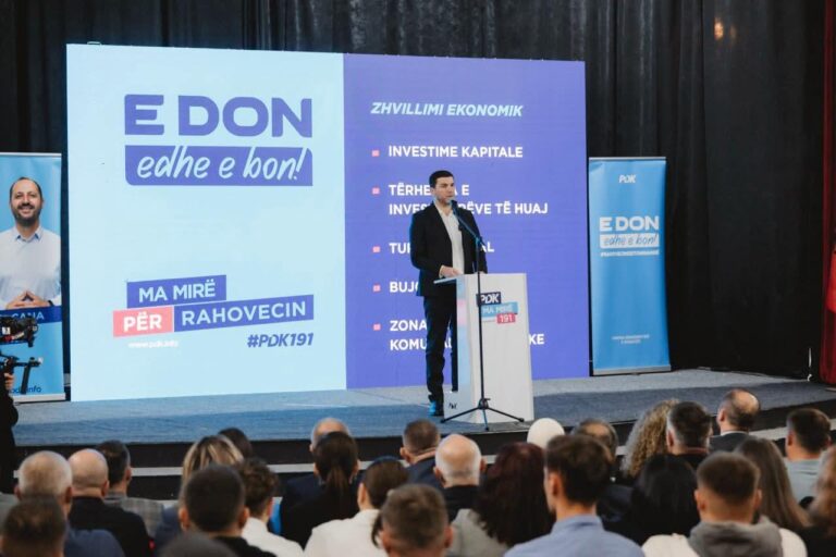 Krasniqi: Me Edon Canën, për një Rahovec që ecë përpara