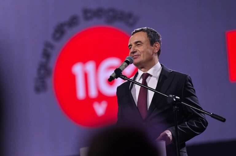 Kurti hap fushatën zgjedhore në Prizren