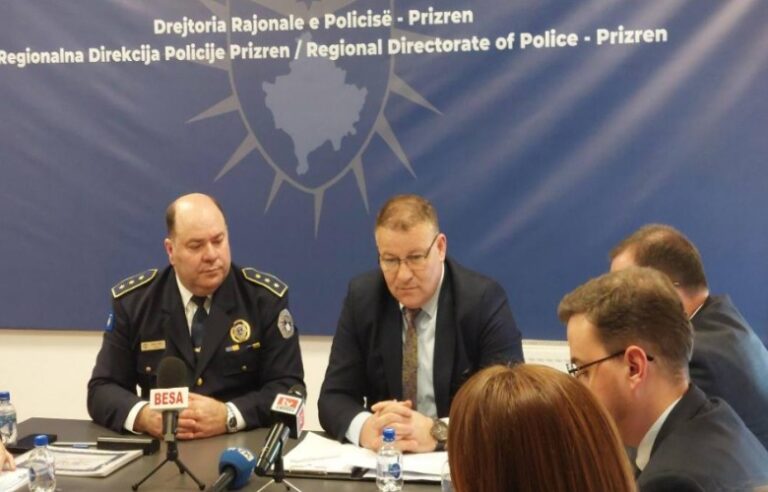 Policia në Prizren thotë se në vitin 2025 veprat penale shënuan ulje prej 2.7%