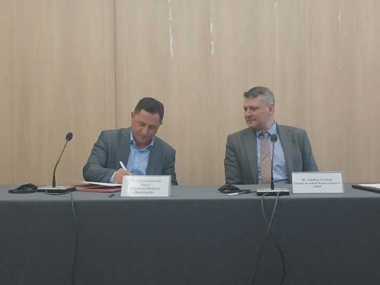 Komuna e Malishevës dhe UNDP mbështesin katër projekte të shoqërisë civile